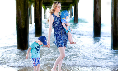 Alex and children from Bump to Baby blog